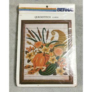 Bernat Quick Stitch  T08580 Cornucopia Vintage 1983 NEW in Package